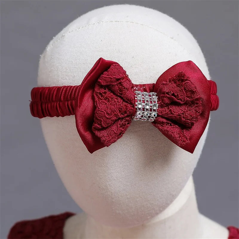 1 Year Old Baby Girls Dress for Newborn Girls Clothes Big Bowknot Formal Baby Girl Birthday Party Dress Christening Gown Dresses