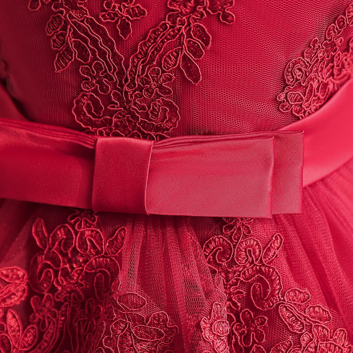 Embroidery Elegant Princess Dress for Girls Luxury Golden Lace Vintage Children Festival Party Gown Baby Formal Weddings Dresses