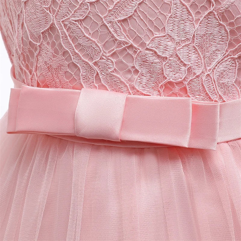 Baby Girl Dress Party Dresses for Girls 1 Year Birthday Princess Wedding Dress Lace Christening Gown Baby White Baptism Clothing