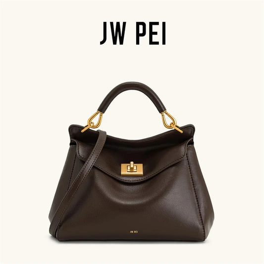 JW PEI Handbag Women's 2025 New Lucia Lock Shoulder Crossbody Bag With High-end Feel, Light Luxury And Versatile Women's Bag