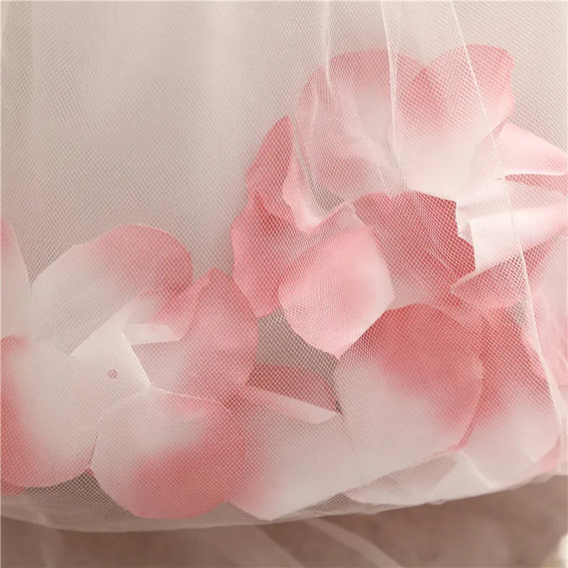 Baby Girl Dress Party Dresses for Girls 1 Year Birthday Princess Wedding Dress Lace Christening Gown Baby White Baptism Clothing