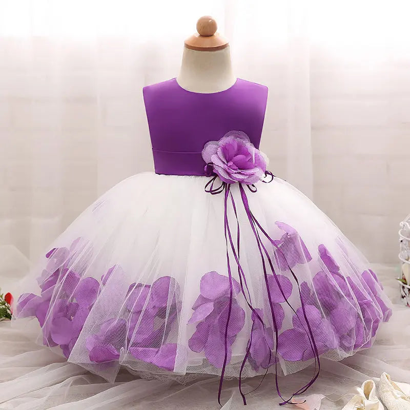 Baby Girl Dress Party Dresses for Girls 1 Year Birthday Princess Wedding Dress Lace Christening Gown Baby White Baptism Clothing