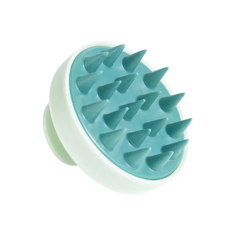 Silicone Shampoo Brush Head Scalp Massage Comb Hair Washing Comb Hair Massager Brush Bath Shower Brush Salon Hairdressing Tools