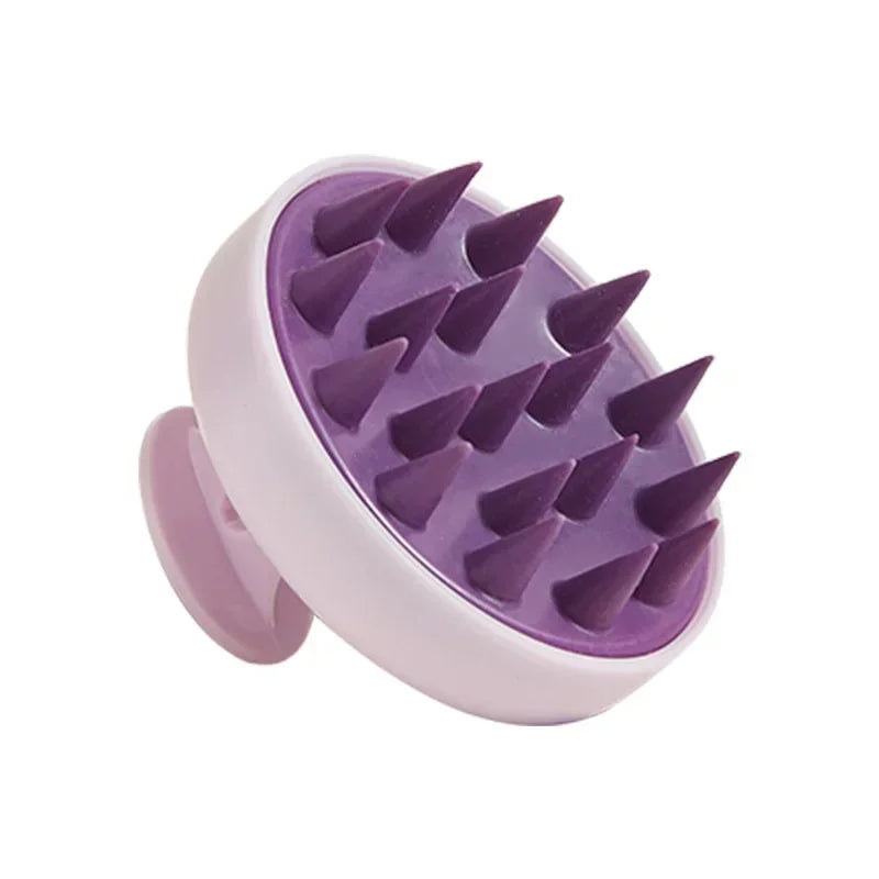 Silicone Shampoo Brush Head Scalp Massage Comb Hair Washing Comb Hair Massager Brush Bath Shower Brush Salon Hairdressing Tools
