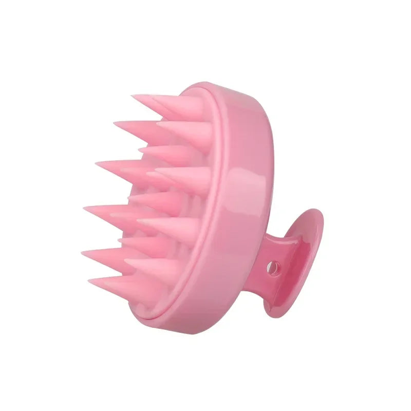Silicone Shampoo Brush Head Scalp Massage Comb Hair Washing Comb Hair Massager Brush Bath Shower Brush Salon Hairdressing Tools