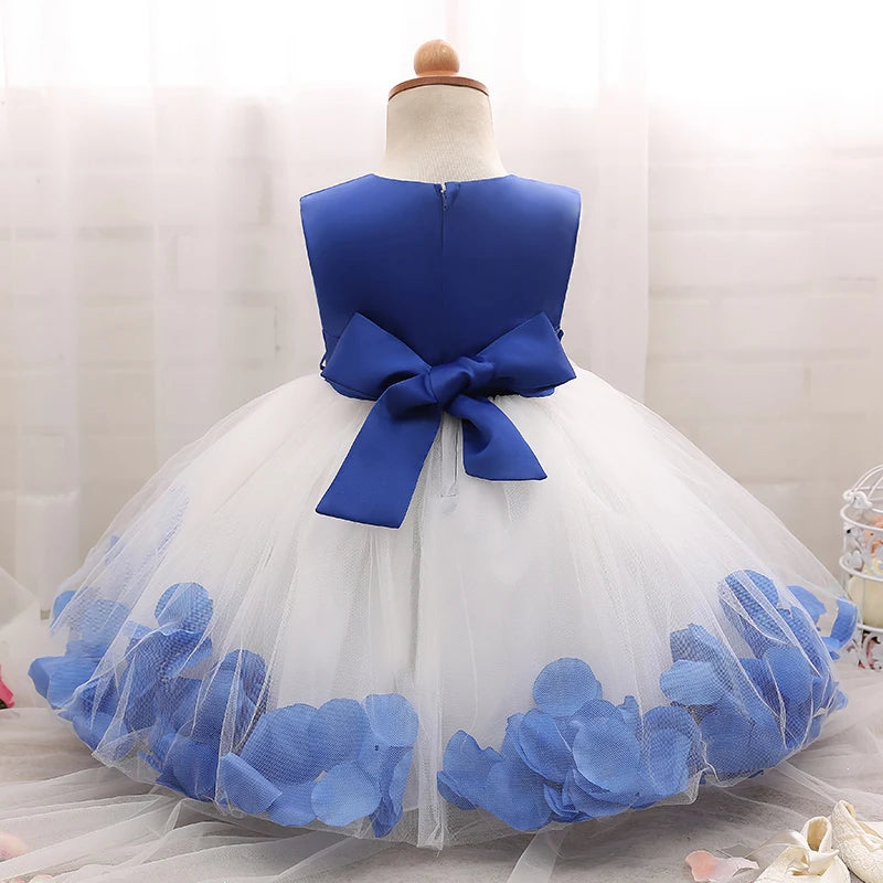 Baby Girl Dress Party Dresses for Girls 1 Year Birthday Princess Wedding Dress Lace Christening Gown Baby White Baptism Clothing