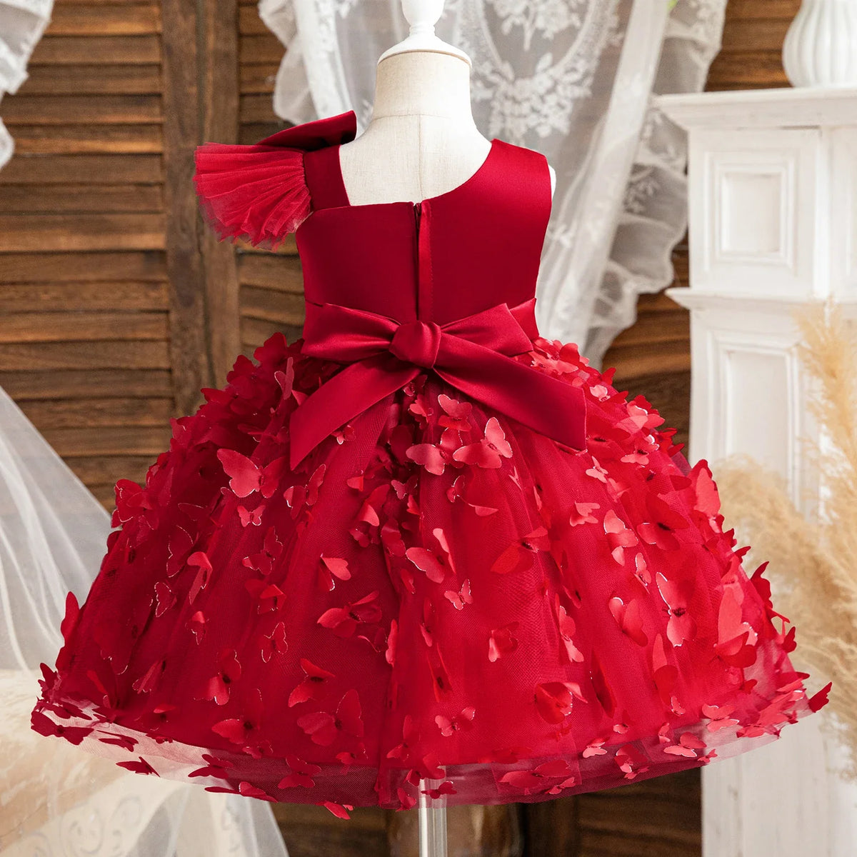 2024 New Girls Princess Sequins Dresses Toddler Kids 1st Birthday Baptism Gown Children Wedding Christmas Party Luxury Dress