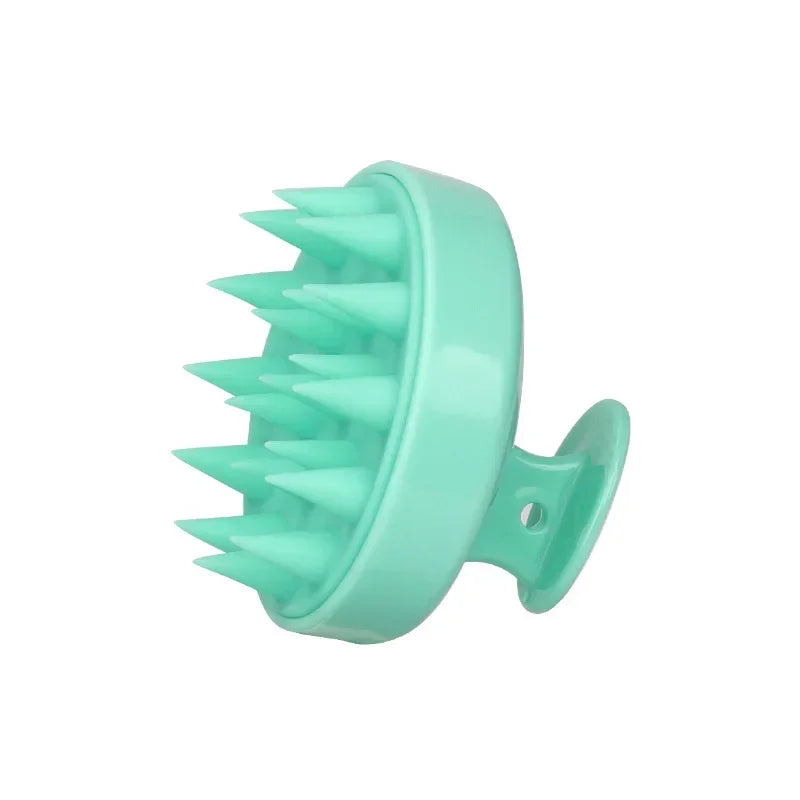 Silicone Shampoo Brush Head Scalp Massage Comb Hair Washing Comb Hair Massager Brush Bath Shower Brush Salon Hairdressing Tools