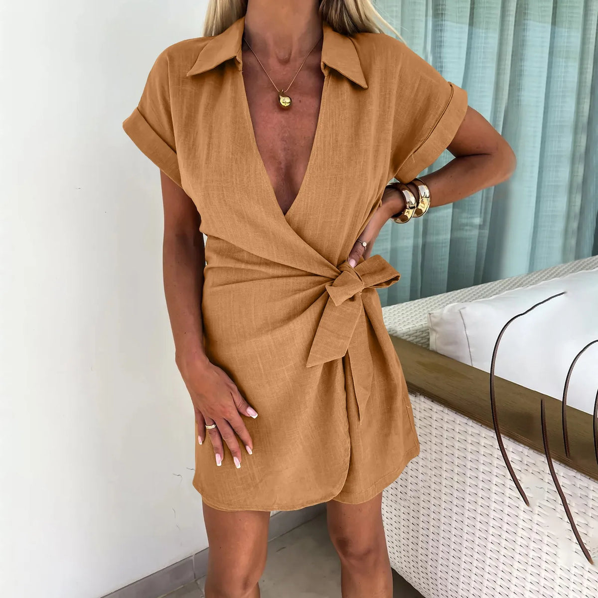 Wide Leg Jumpsuit Rompers Women Summer Fashion Cotton Linen Jumpsuits For Women Solid Color Lace Up Casual комбинезон женский