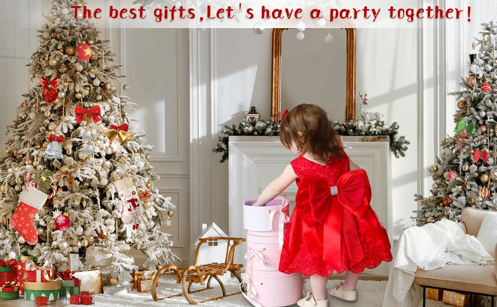 LZH Baby Girls Dress Newborn Clothes Princess Dress+Headwear For Toddler 1st Year Birthday Wedding Christening Infant Party Gown