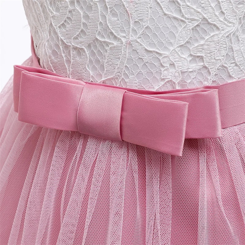 Baby Girl Dress Party Dresses for Girls 1 Year Birthday Princess Wedding Dress Lace Christening Gown Baby White Baptism Clothing